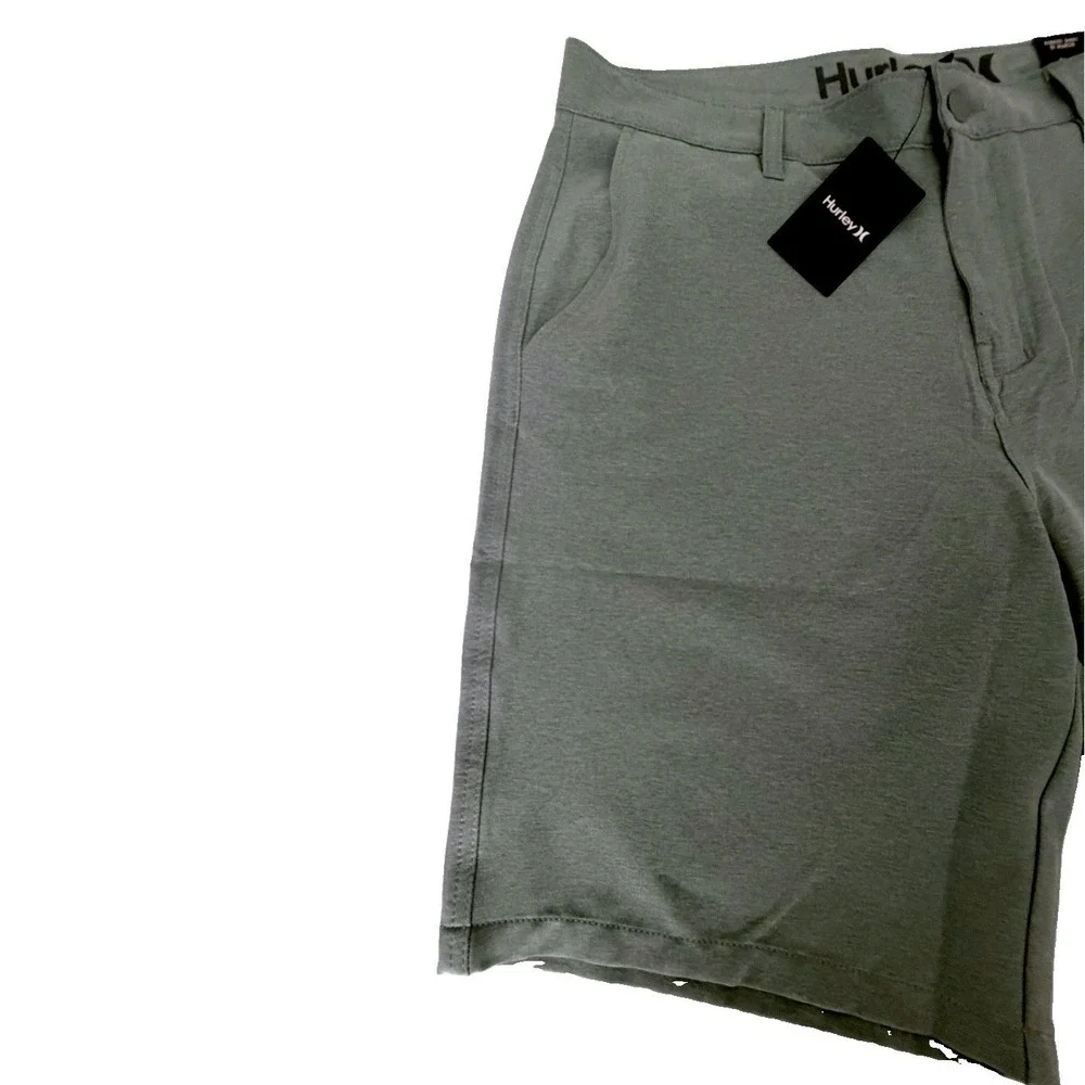 Hurley Men's Gladiator Grey Hybrid Walkshorts 4-Way Stretch Water Repellent SZ36